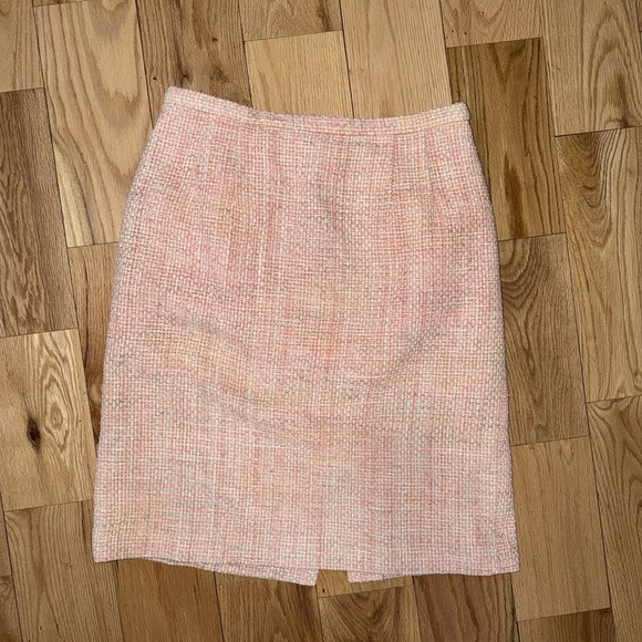 Pendleton Dresses & Skirts - Pendleton Vintage Pink tweed Skirt Suit Womens Size 14